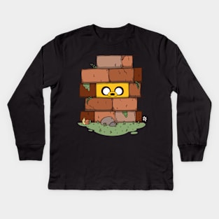 Adventure Time - Another Brick On The Wall Kids Long Sleeve T-Shirt